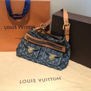 Louis Vuitton Denim Baggy GM Shoulder Bag